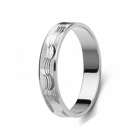 Alianza con diño plata de ley 925 