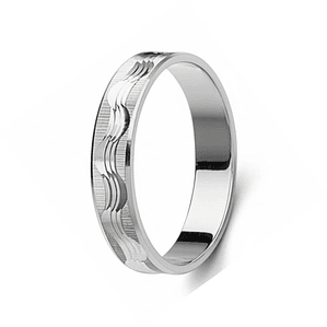 Alianza con diño plata de ley 925 