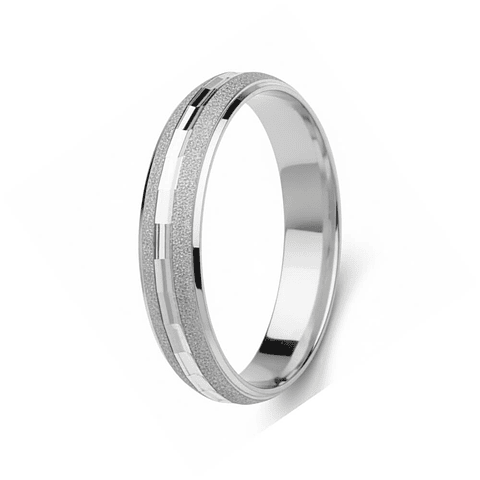 Alianza con diseño plata de ley 925