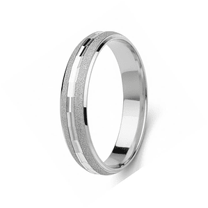 Alianza con diseño plata de ley 925