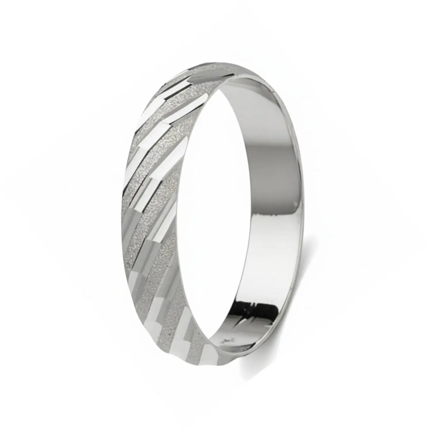 Alianza de boda en plata de ley 925 1