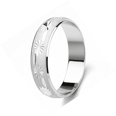 Alianza de pareja en plata de ley 925