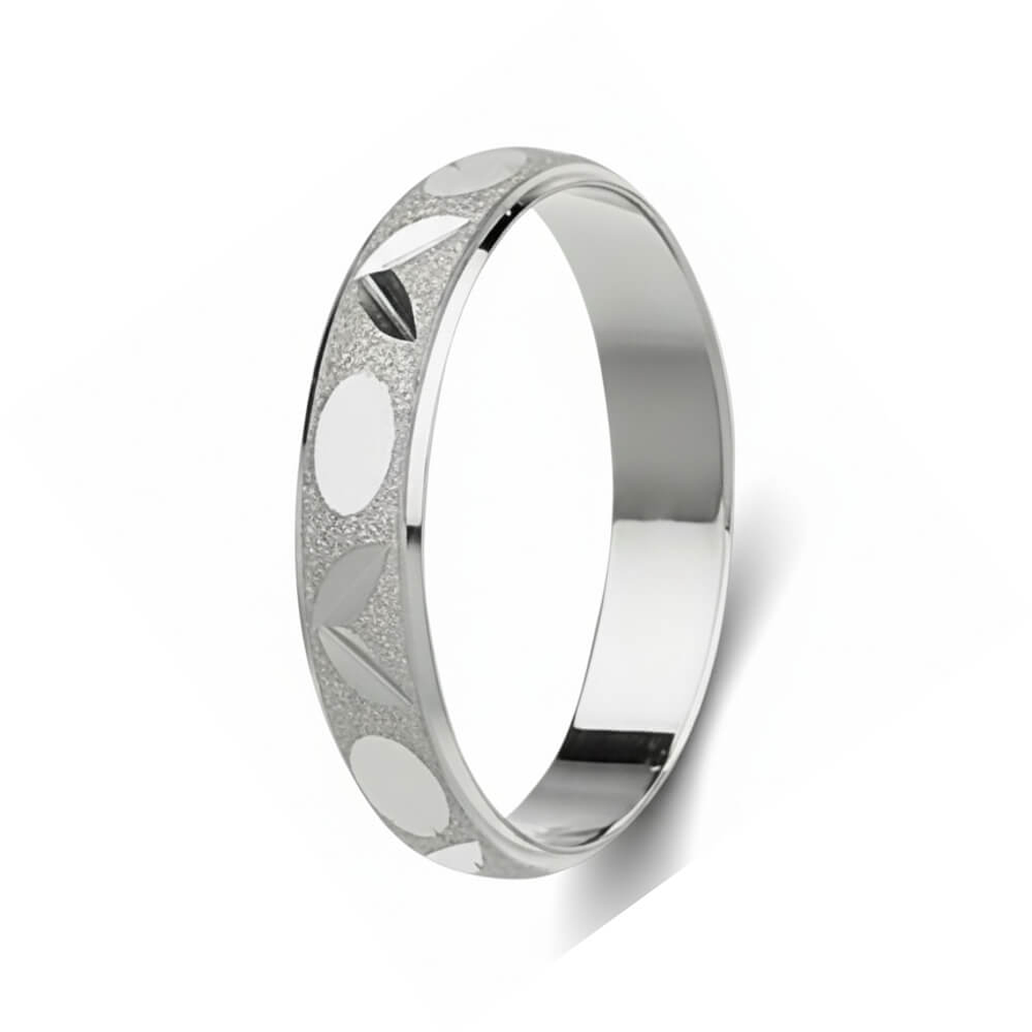 Alianza para boda en plata de ley 925 1