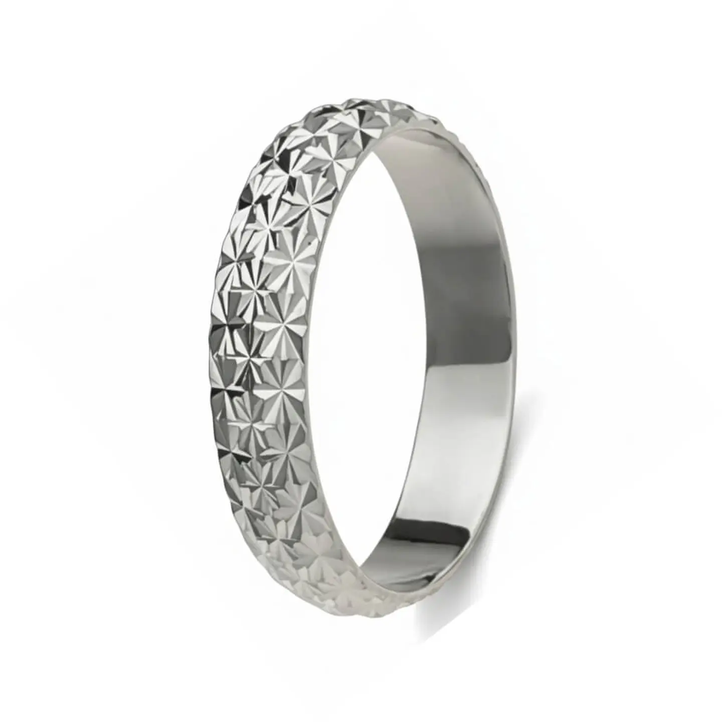 Alianza en plata de ley 925 con detalles  1