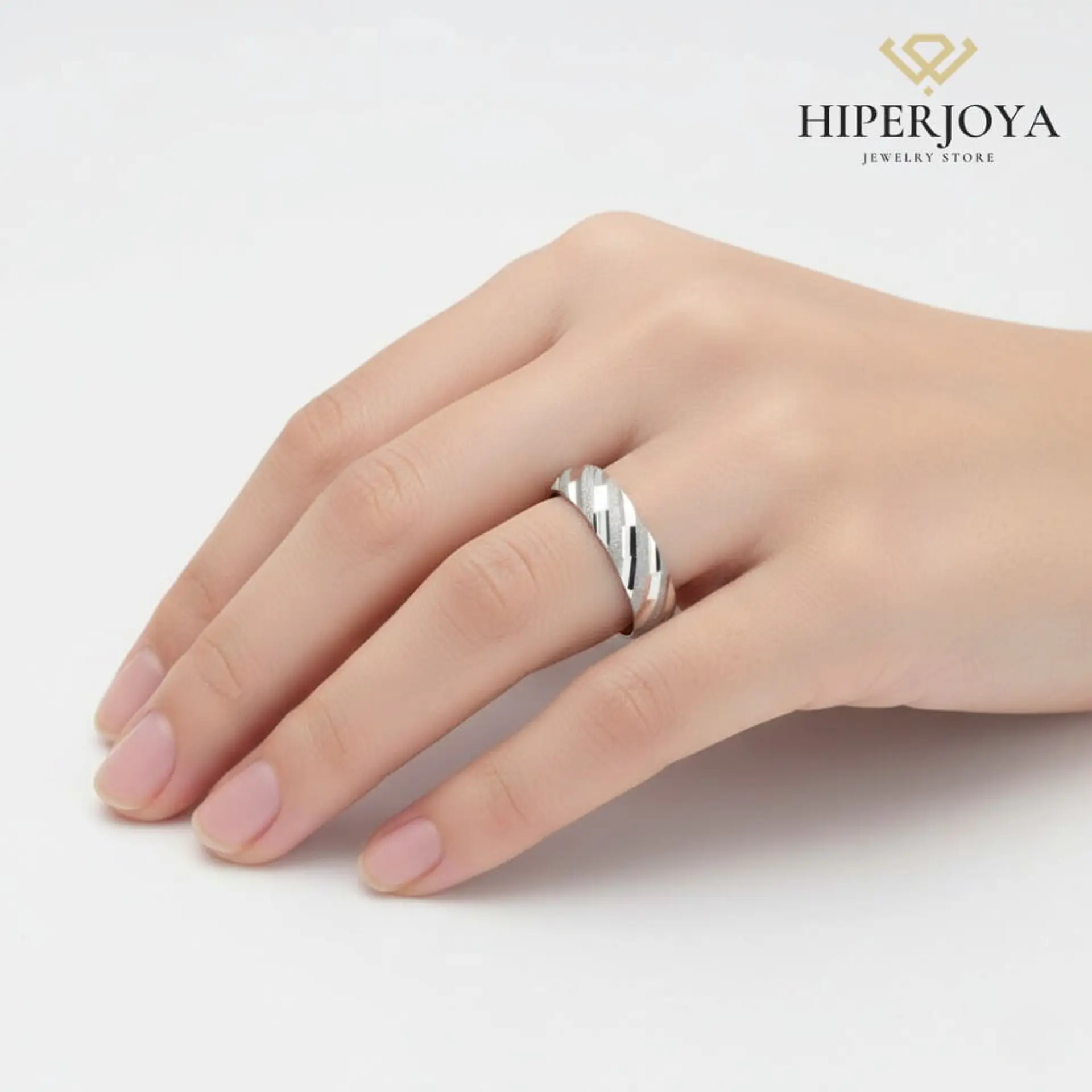 Alianza de boda en plata de ley 925 2