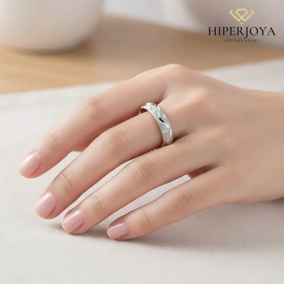 Alianza de boda labrada 2