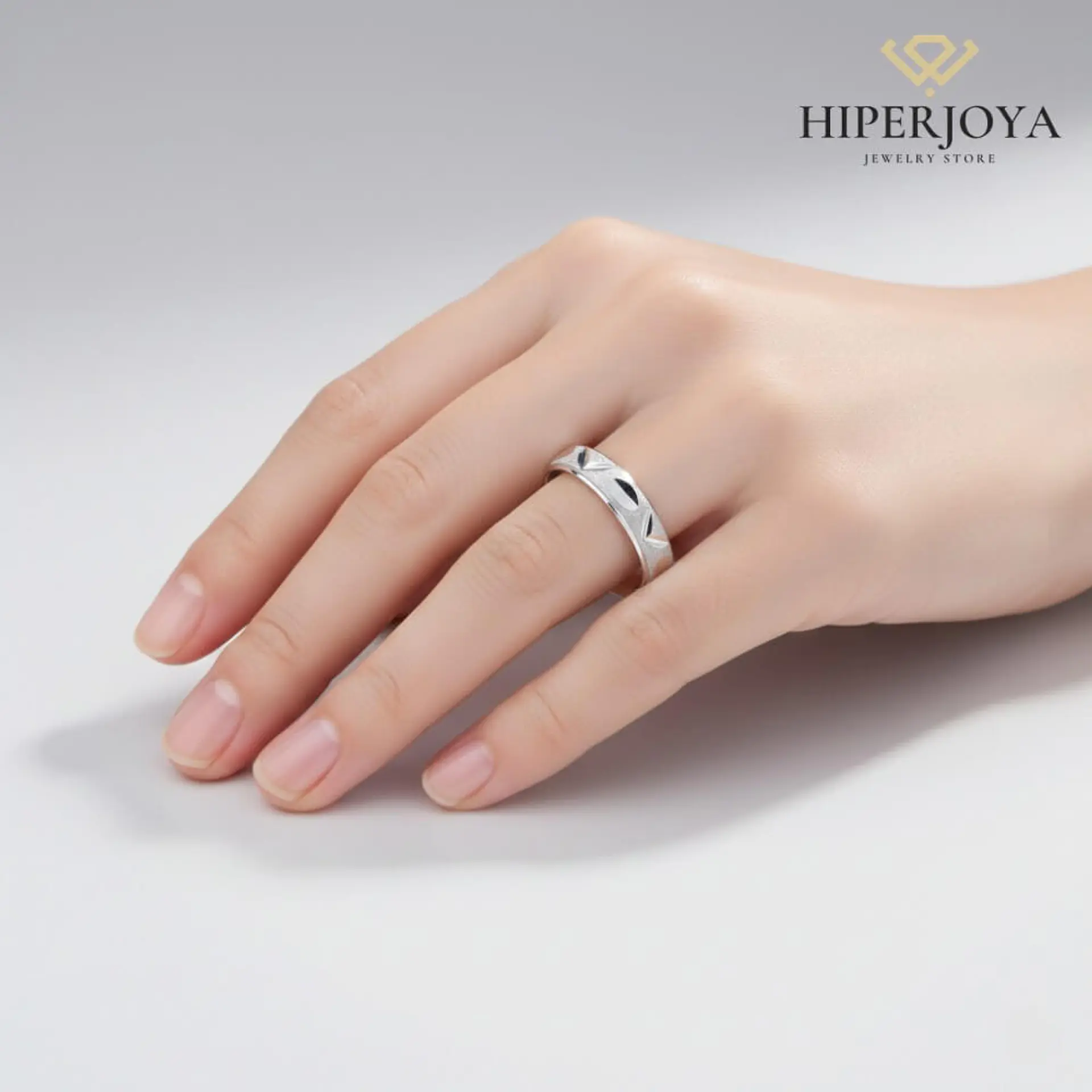 Alianza para boda en plata de ley 925 2