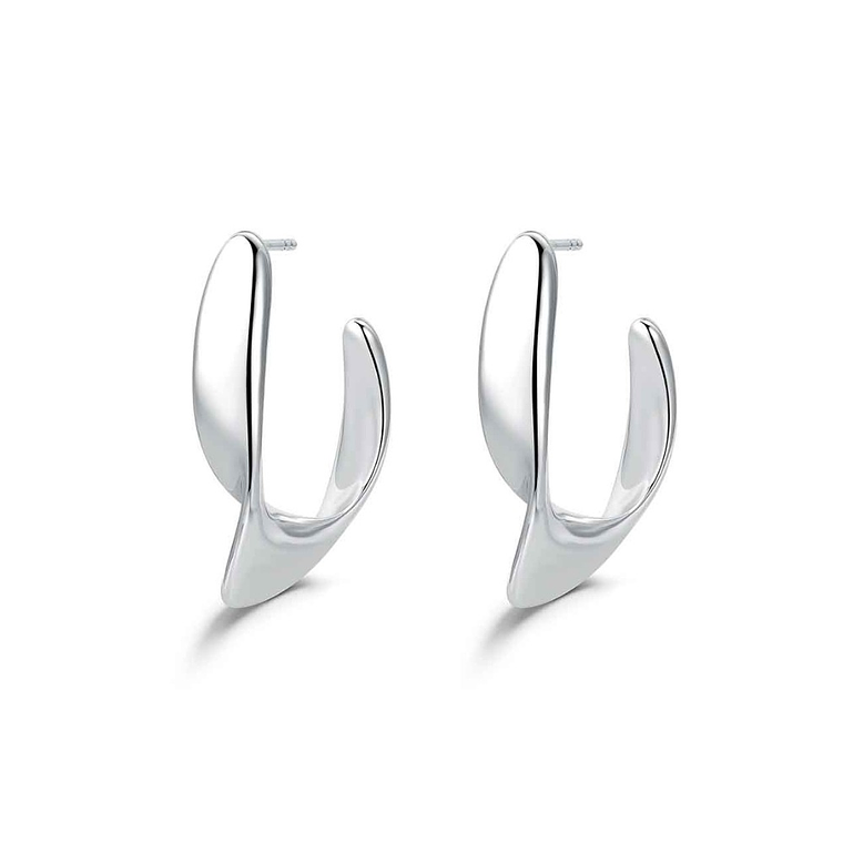 Pendiente en acero para mujer 2