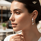 Pendiente en acero para mujer - Miniatura 1