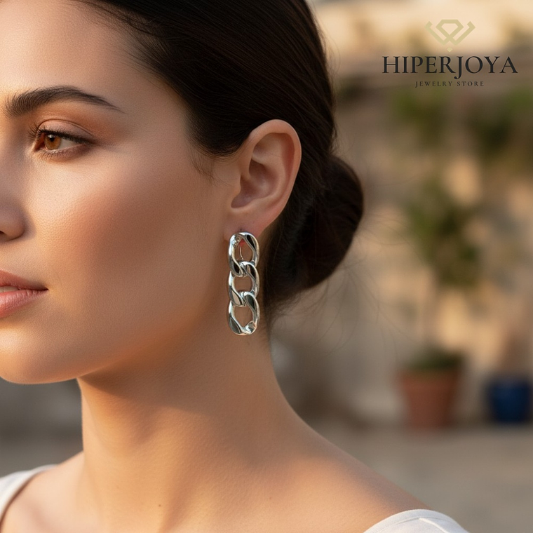 Pendientes barbados de acero 2