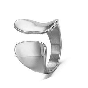 Anillo de acero abierto