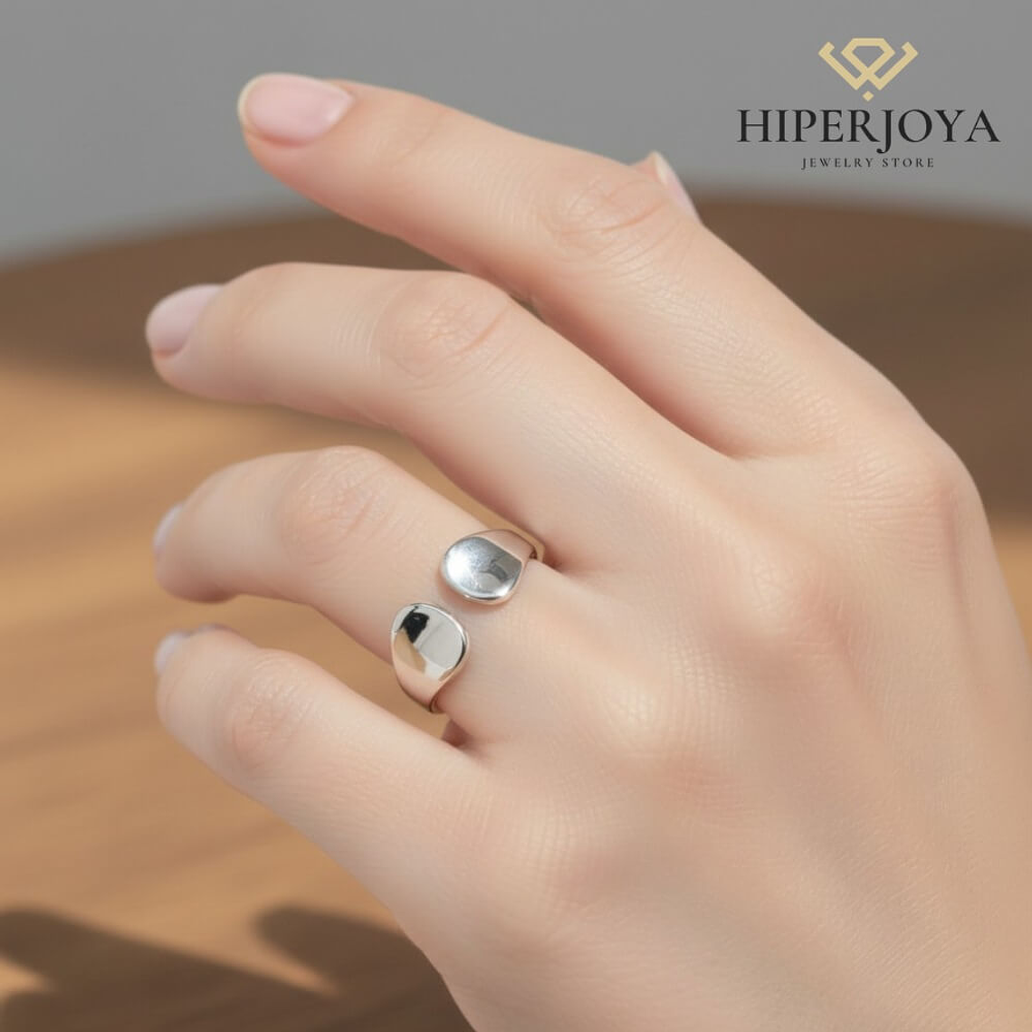 Anillo de acero abierto 2