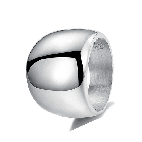 Anillo bombé de acero