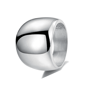 Anillo bombé de acero