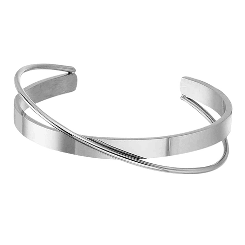 Brazalete de acero cruzado 