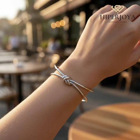 Pulsera nudo de acero 