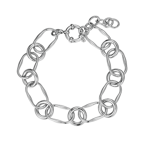 Pulsera de eslabones combinados 