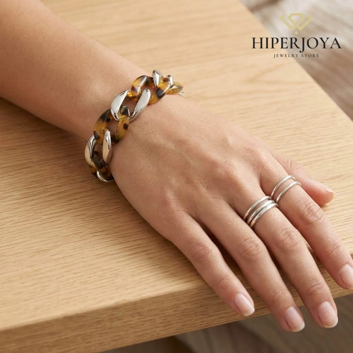 Pulsera barbada de acero  1