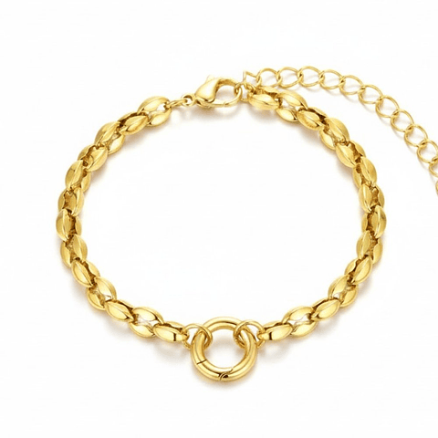 Pulsera de acero para charm