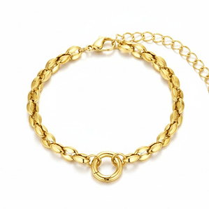 Pulsera de acero para charm