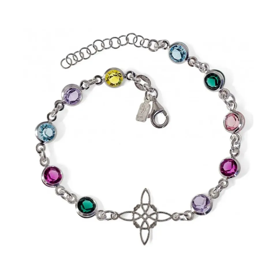 Pulsera tutifruti con nudo de bruja 1