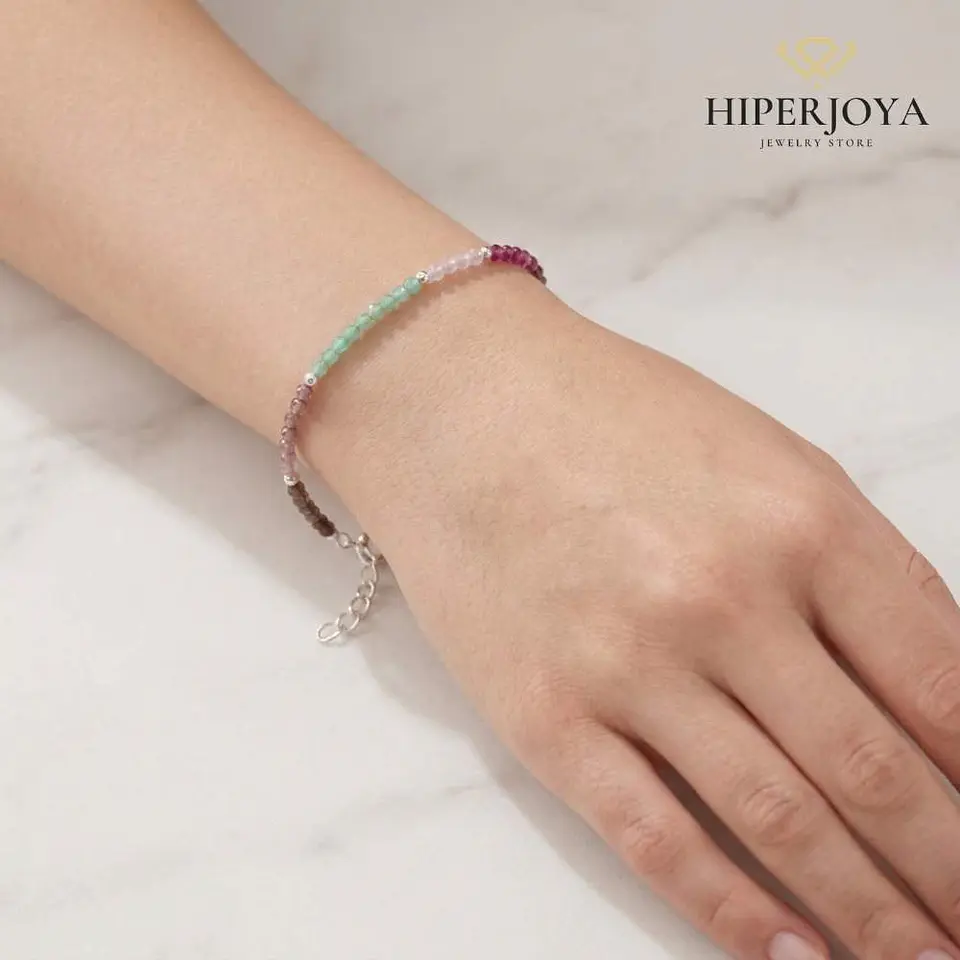 Pulsera bolas de colores 2