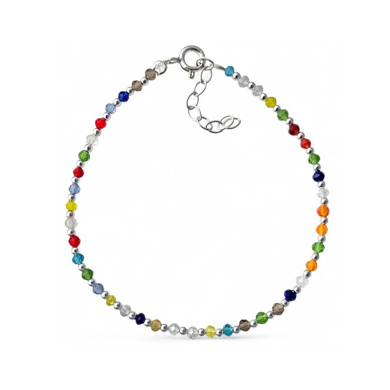 Pulsera piedras de colores  1