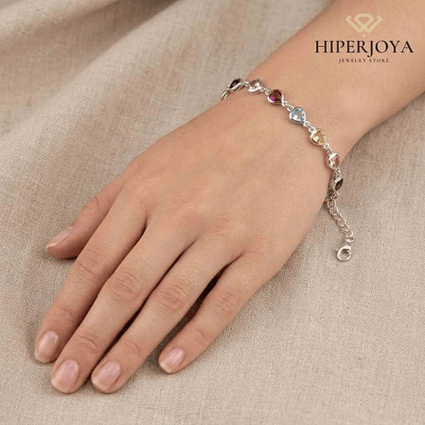 Pulsera de corazones