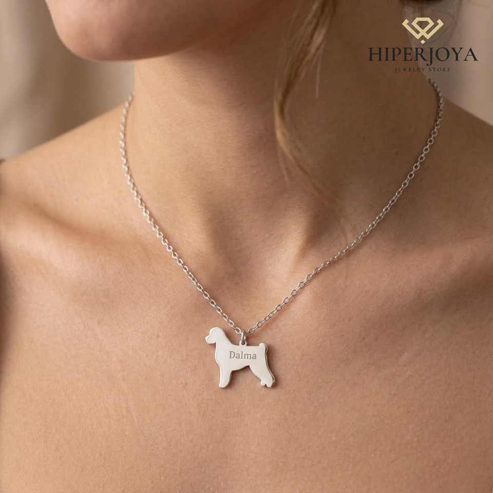 Gargantilla perro de agua personalizada  2