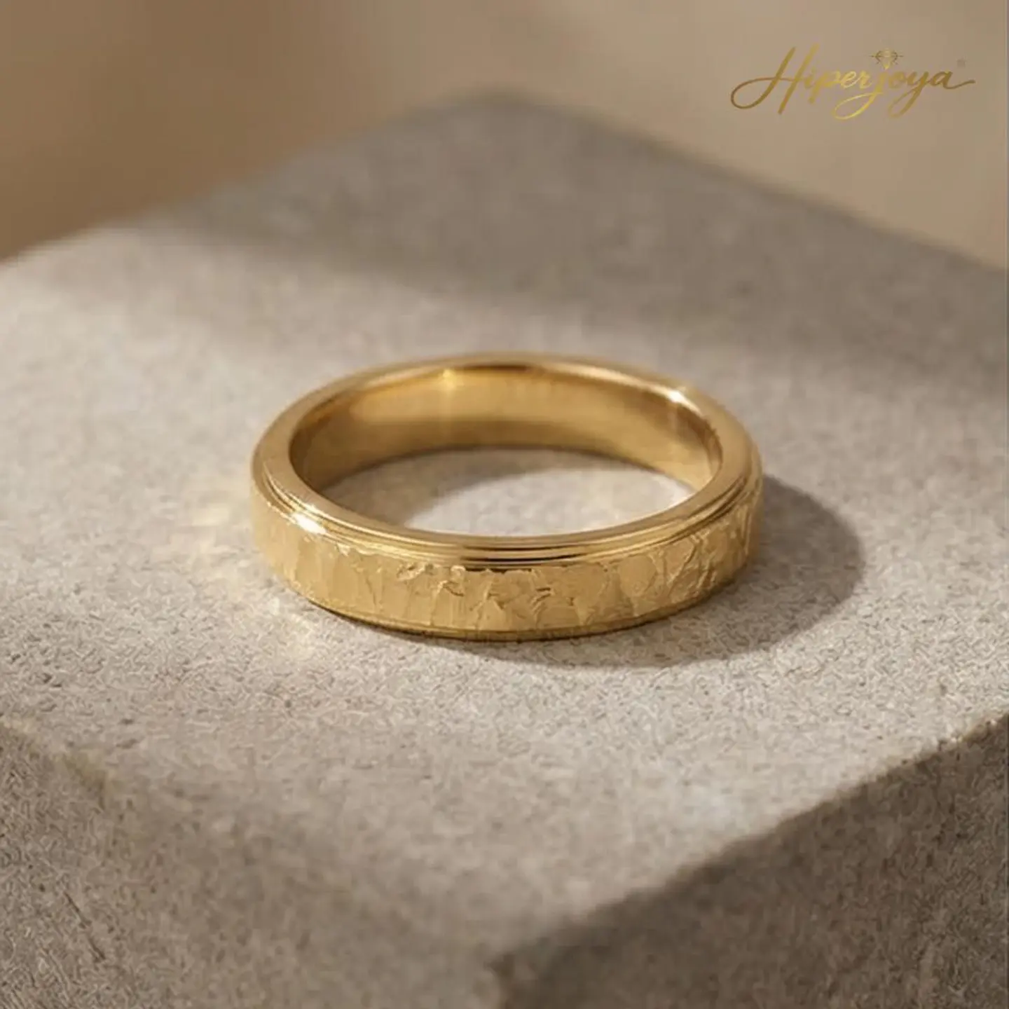 Alianza en oro amarillo 18k 4