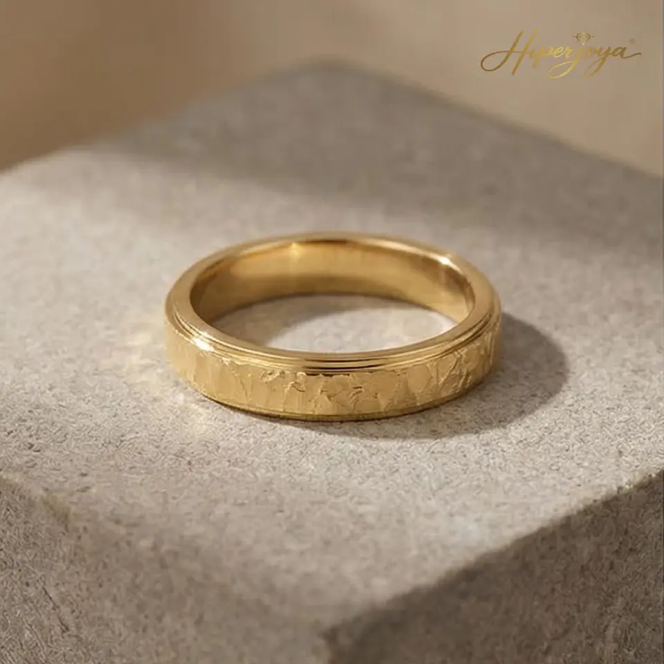 Alianza en oro amarillo 18k 4