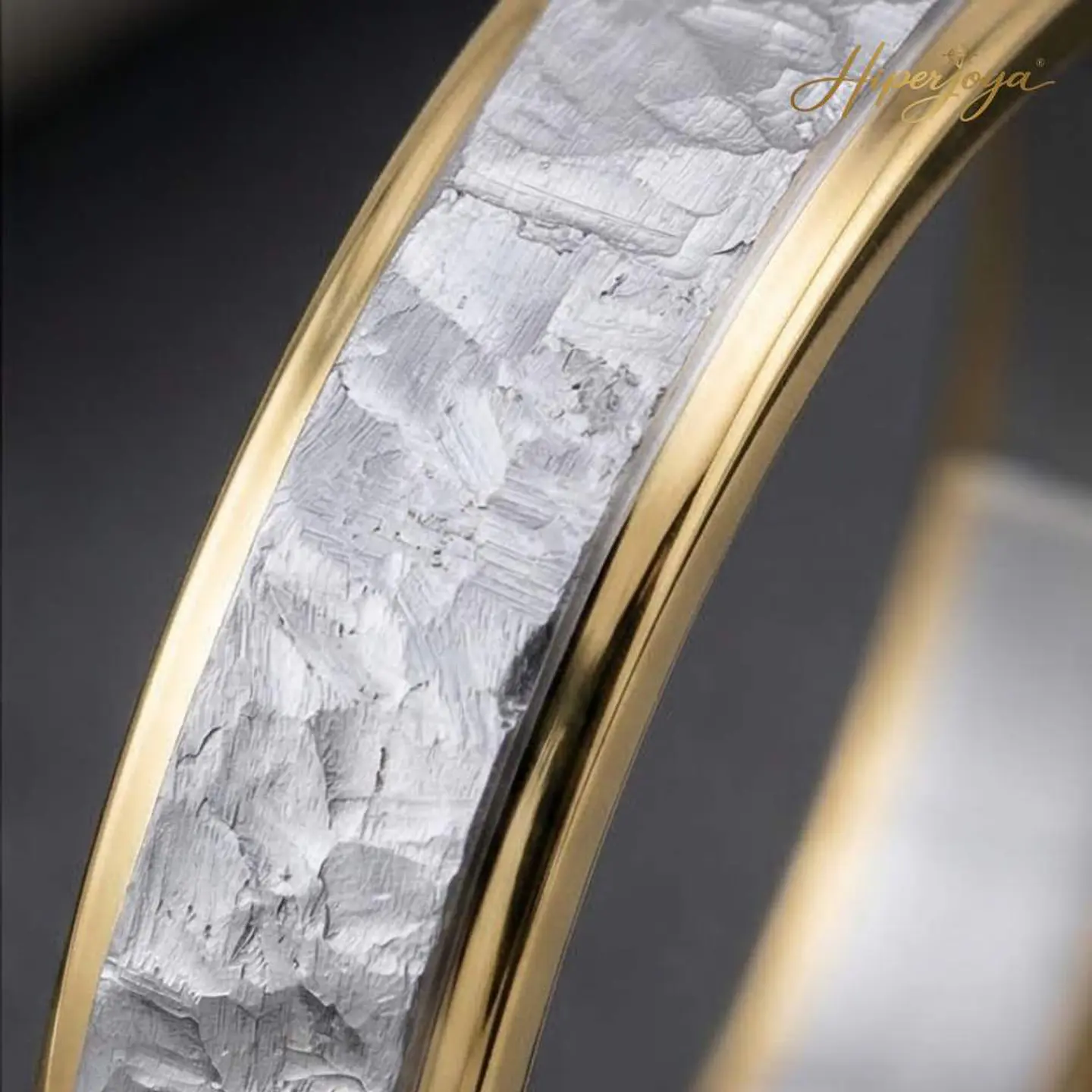 Alianza en oro bicolor 18k 3