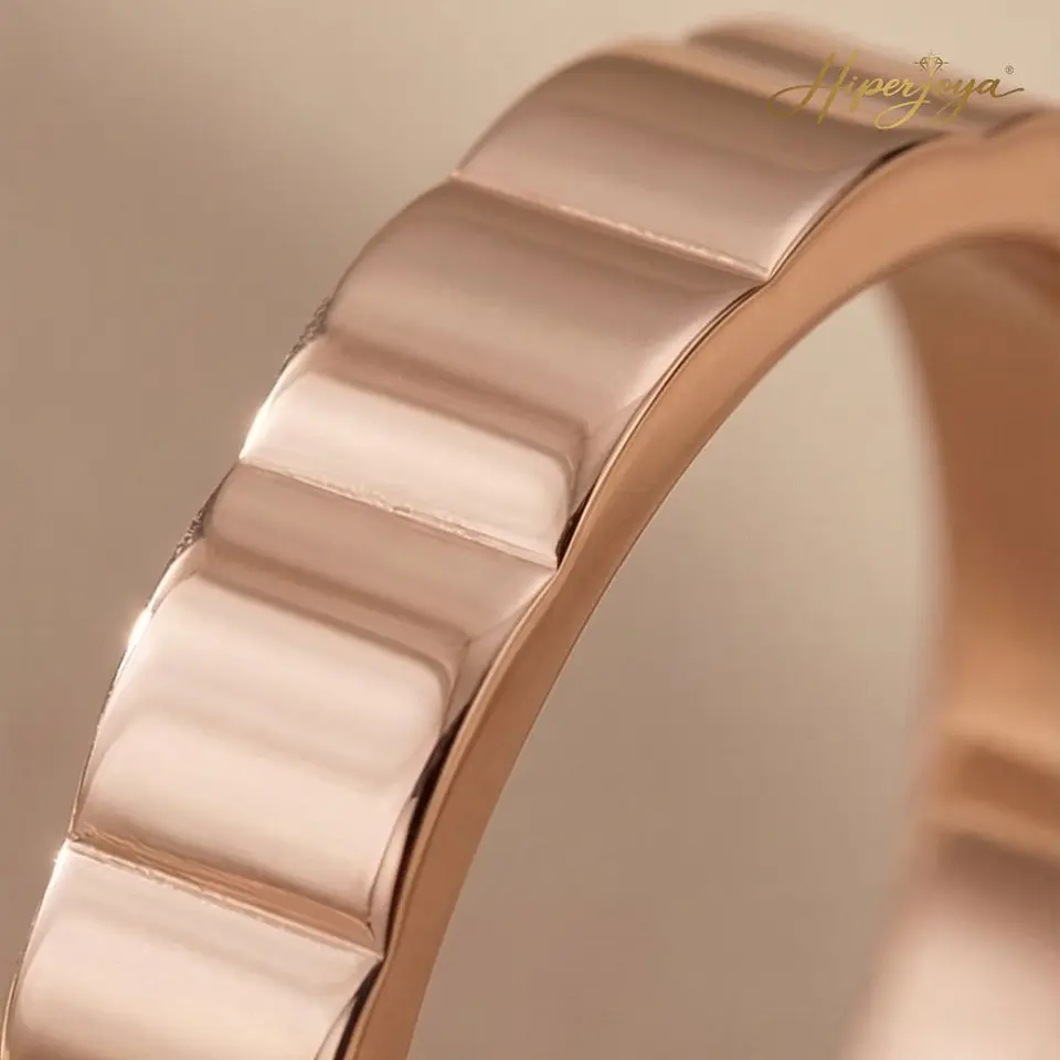 Alianza cubic 18k oro rosa 3