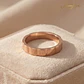 Alianza cubic 18k oro rosa - vignette 5