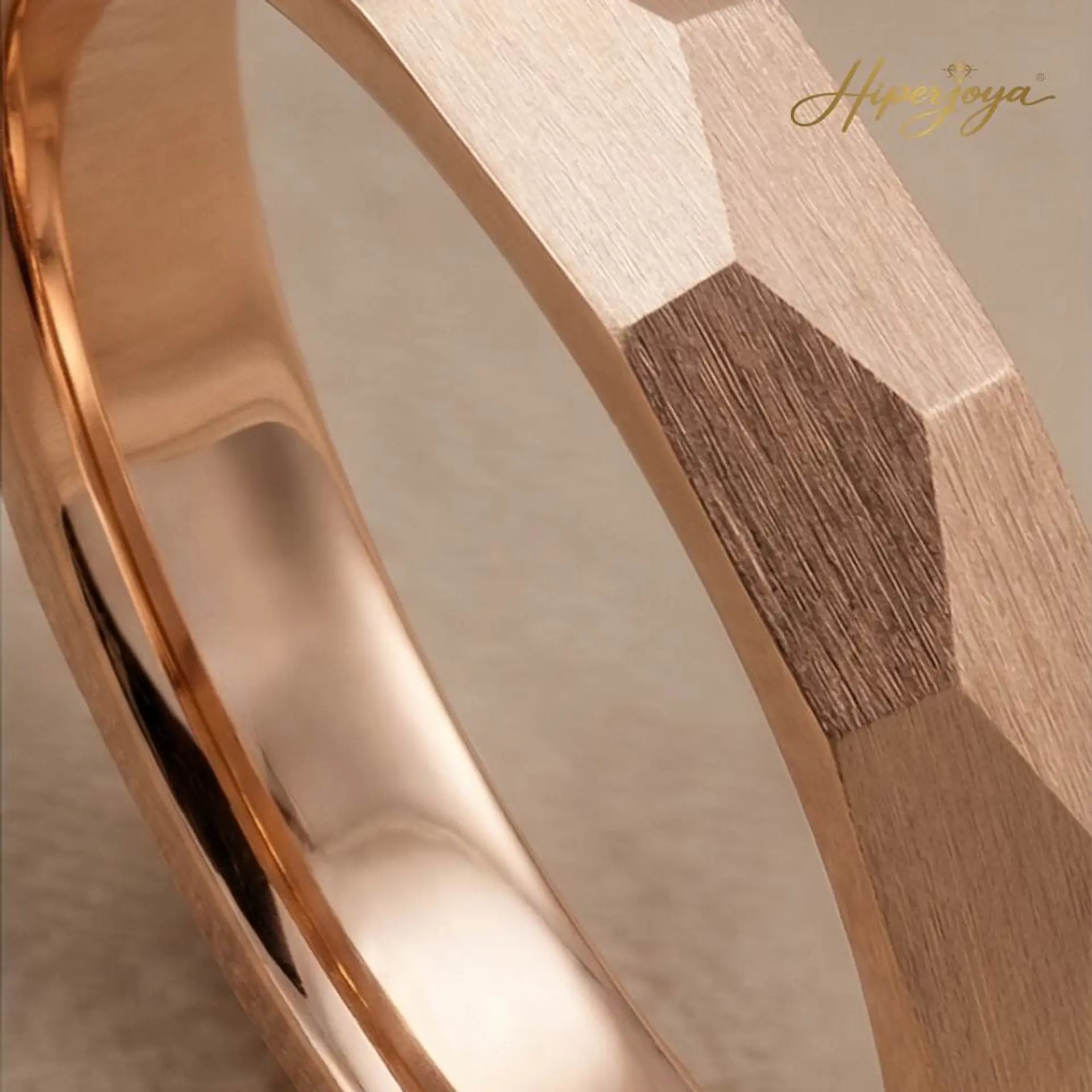 Alianza oro rosa 18k 3