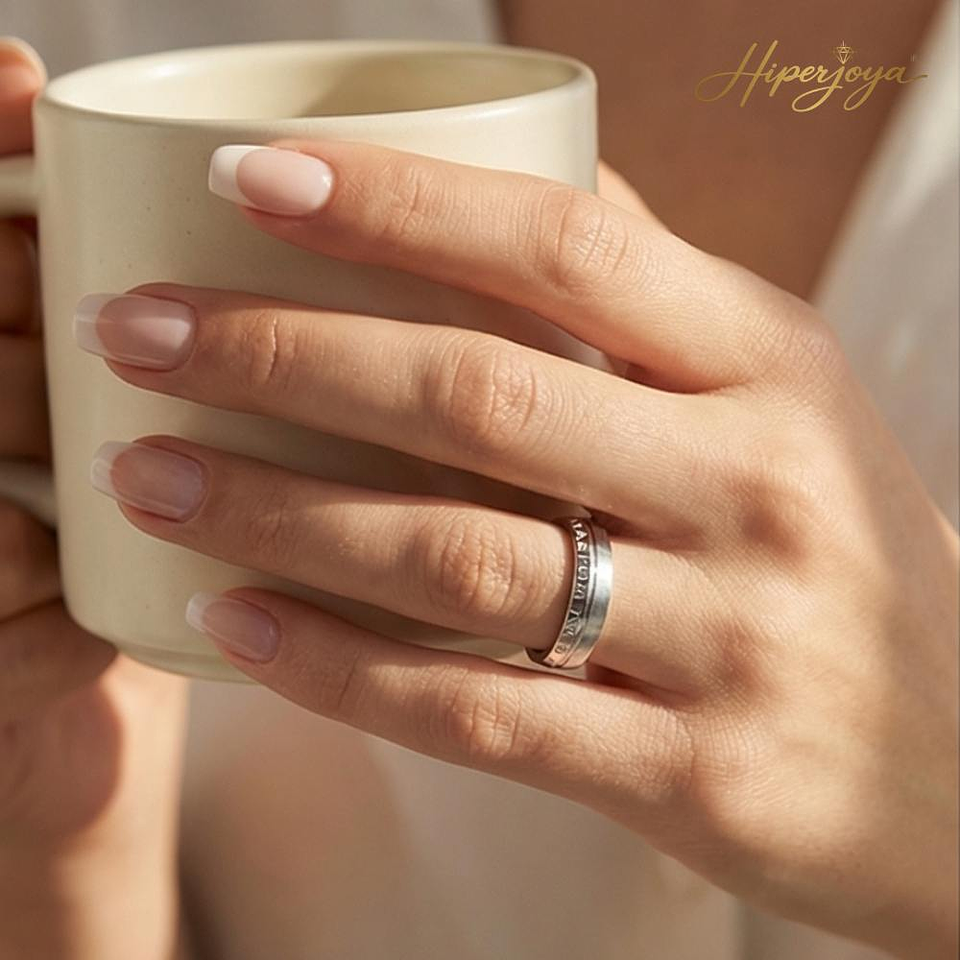 Alianza de oro 18k personalizada 17