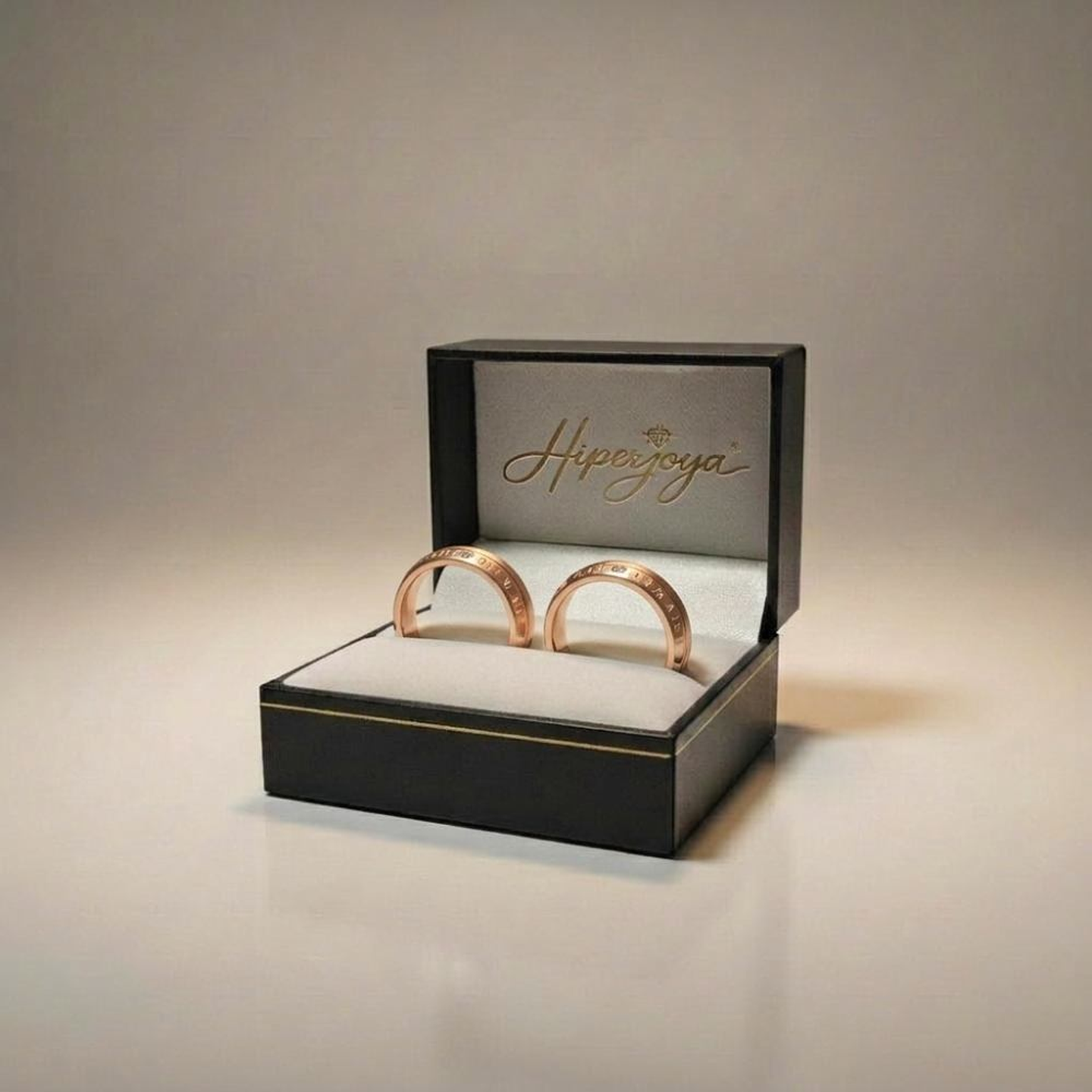 Alianza de oro 18k personalizada 24