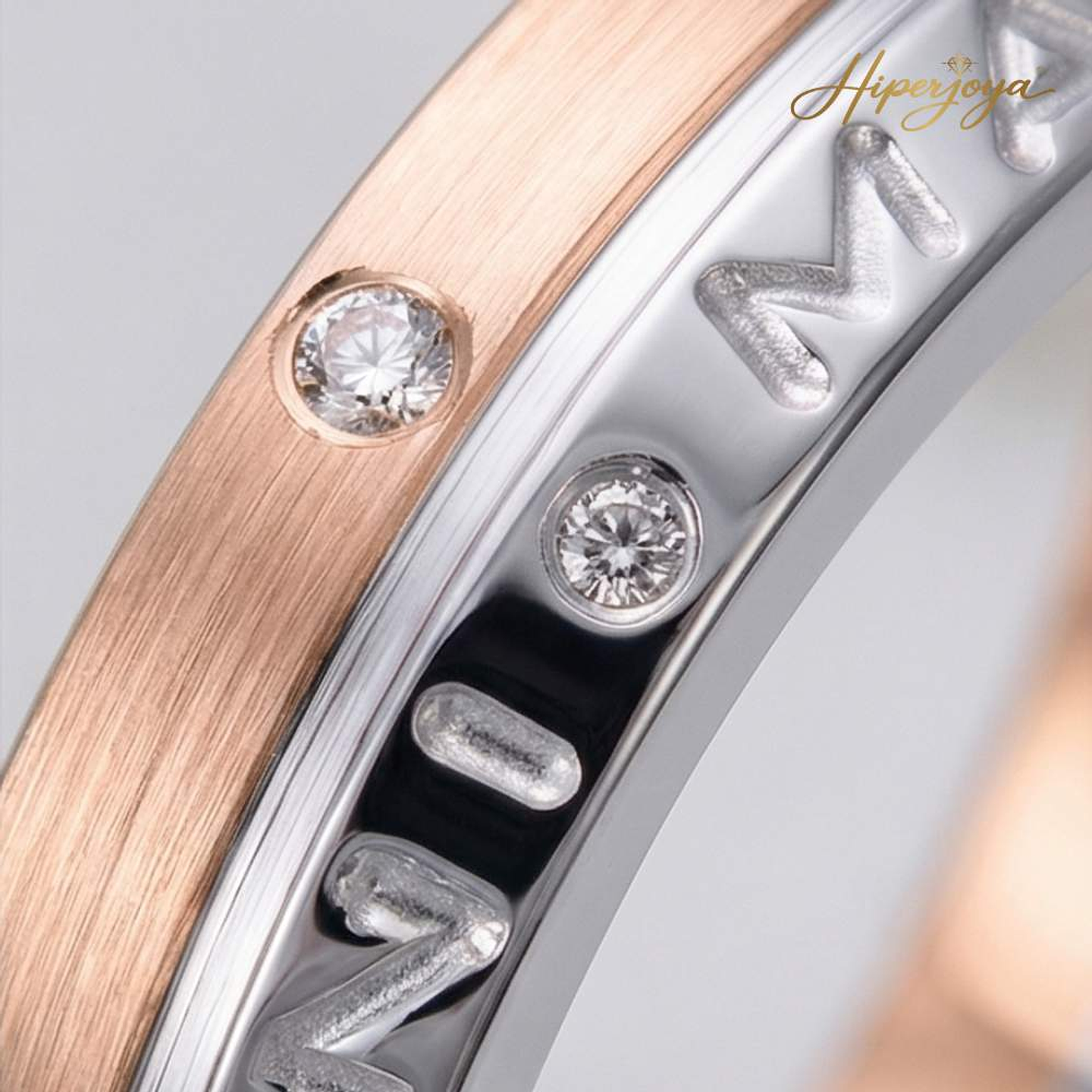 Alianza de oro 18k personalizada 41