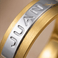 Alianza oro bicolor 18k nombre - Thumbnail 14