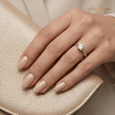 Anillo de compromiso Oro blanco