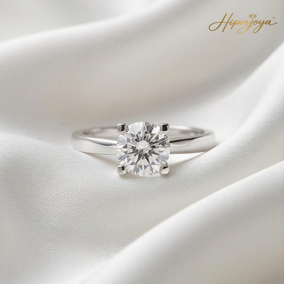 Anillo de compromiso Oro blanco 3