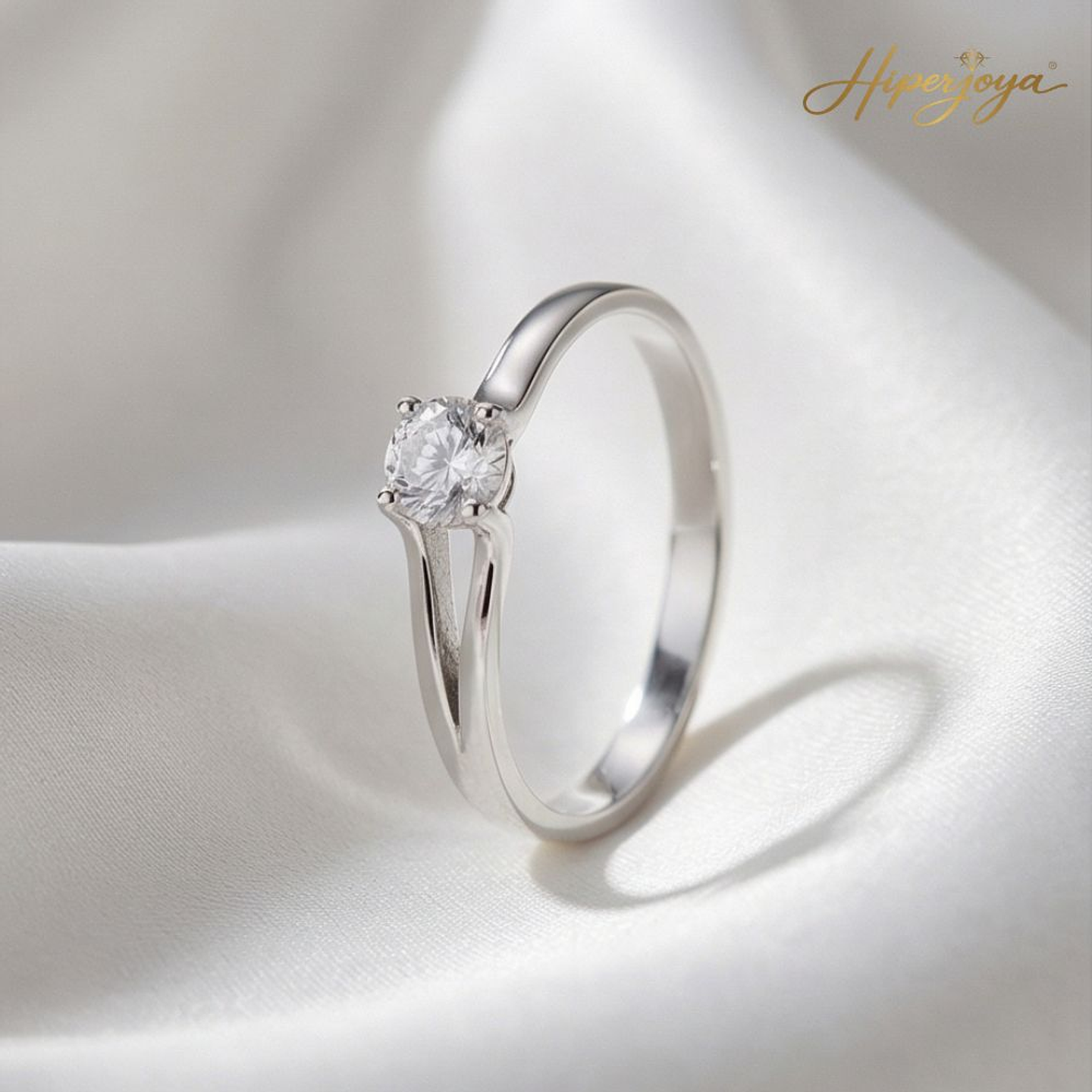 Anillo de compromiso Oro blanco 5