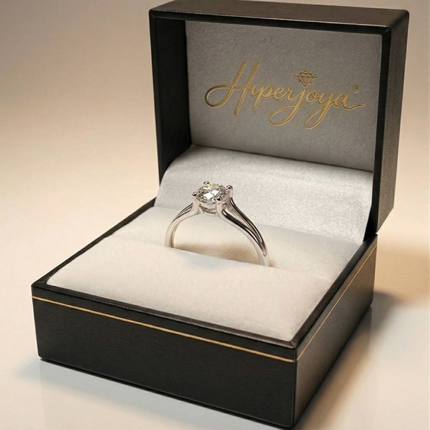 Anillo de compromiso Oro blanco 6