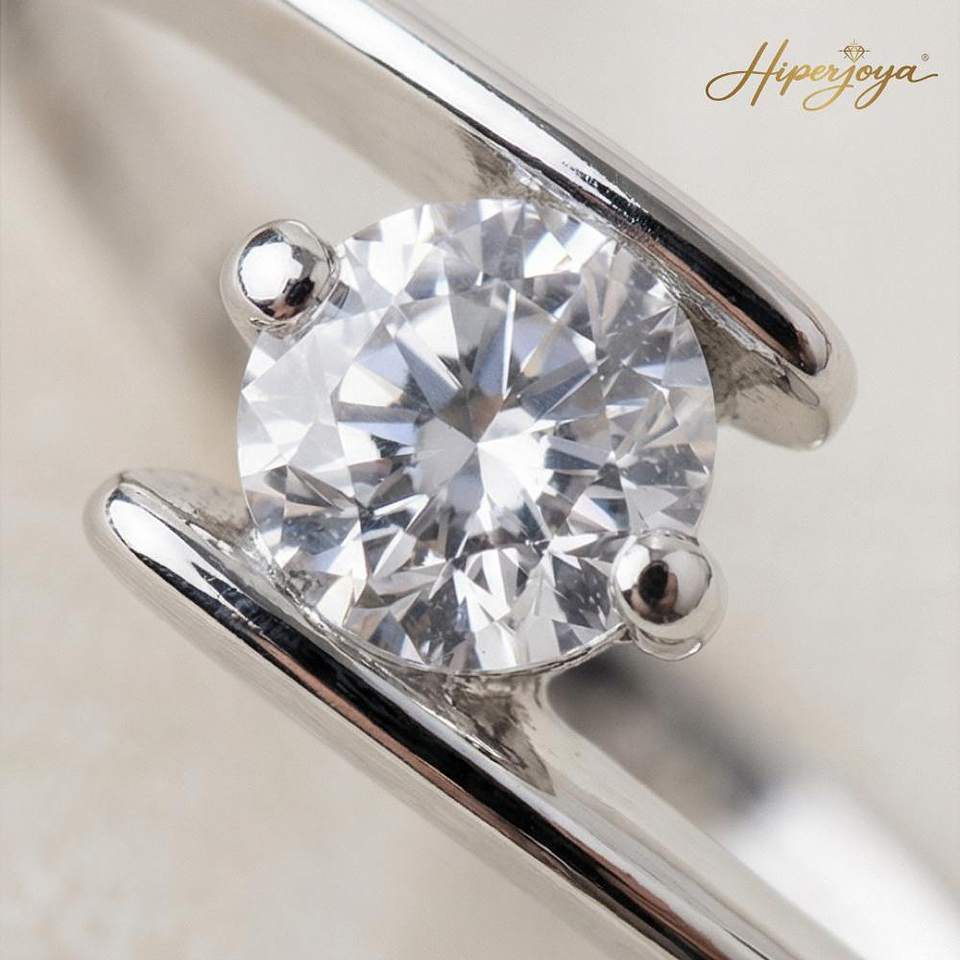 Anillo de compromiso Oro blanco 3