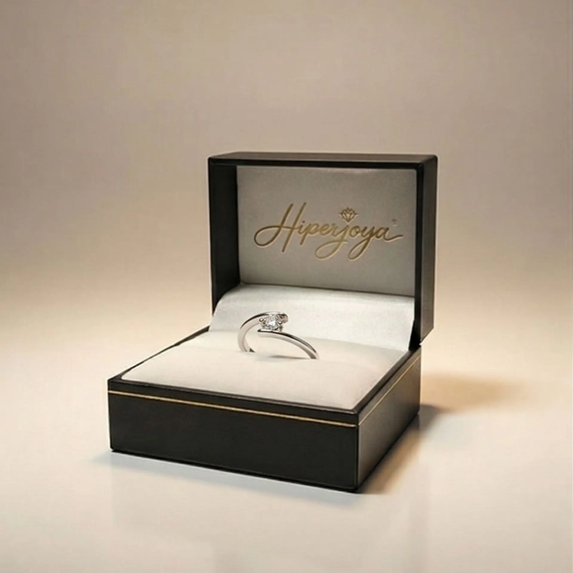 Anillo de compromiso Oro blanco 6