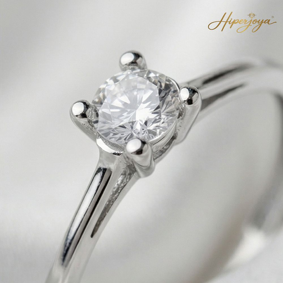 Anillo de compromiso Oro blanco 3