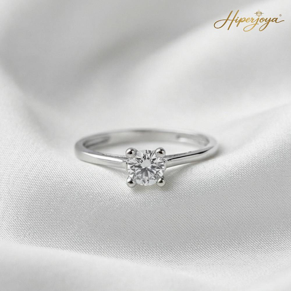 Anillo de compromiso Oro blanco 5