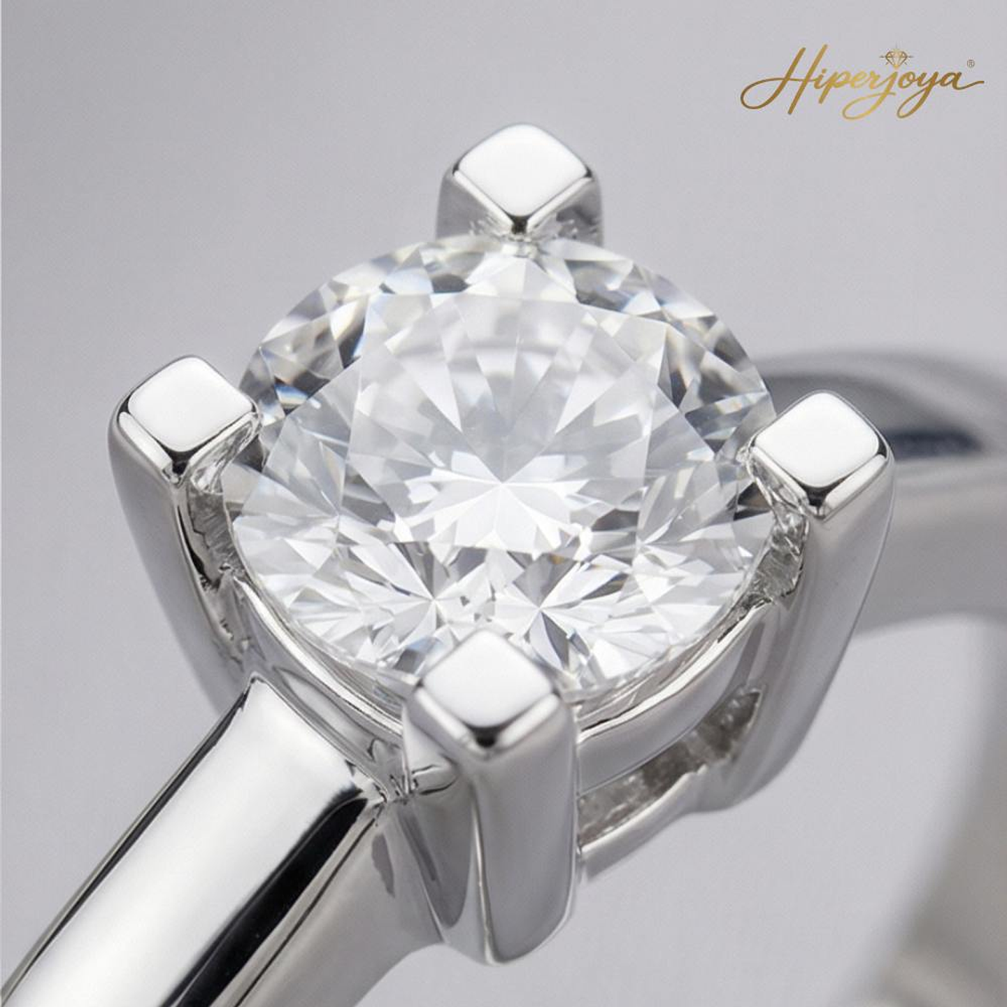 Anillo de compromiso Oro blanco 3