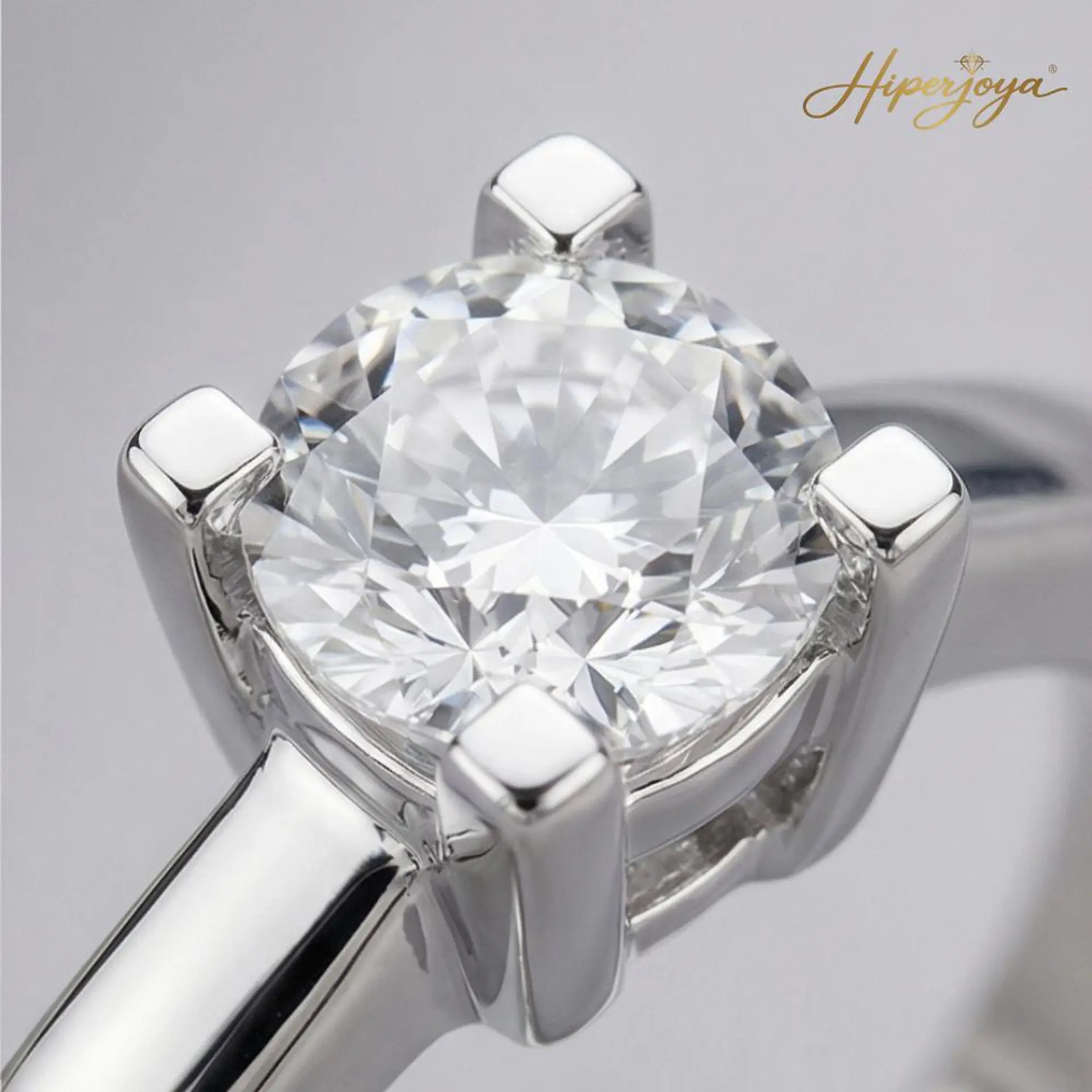 Anillo de compromiso Oro blanco 3