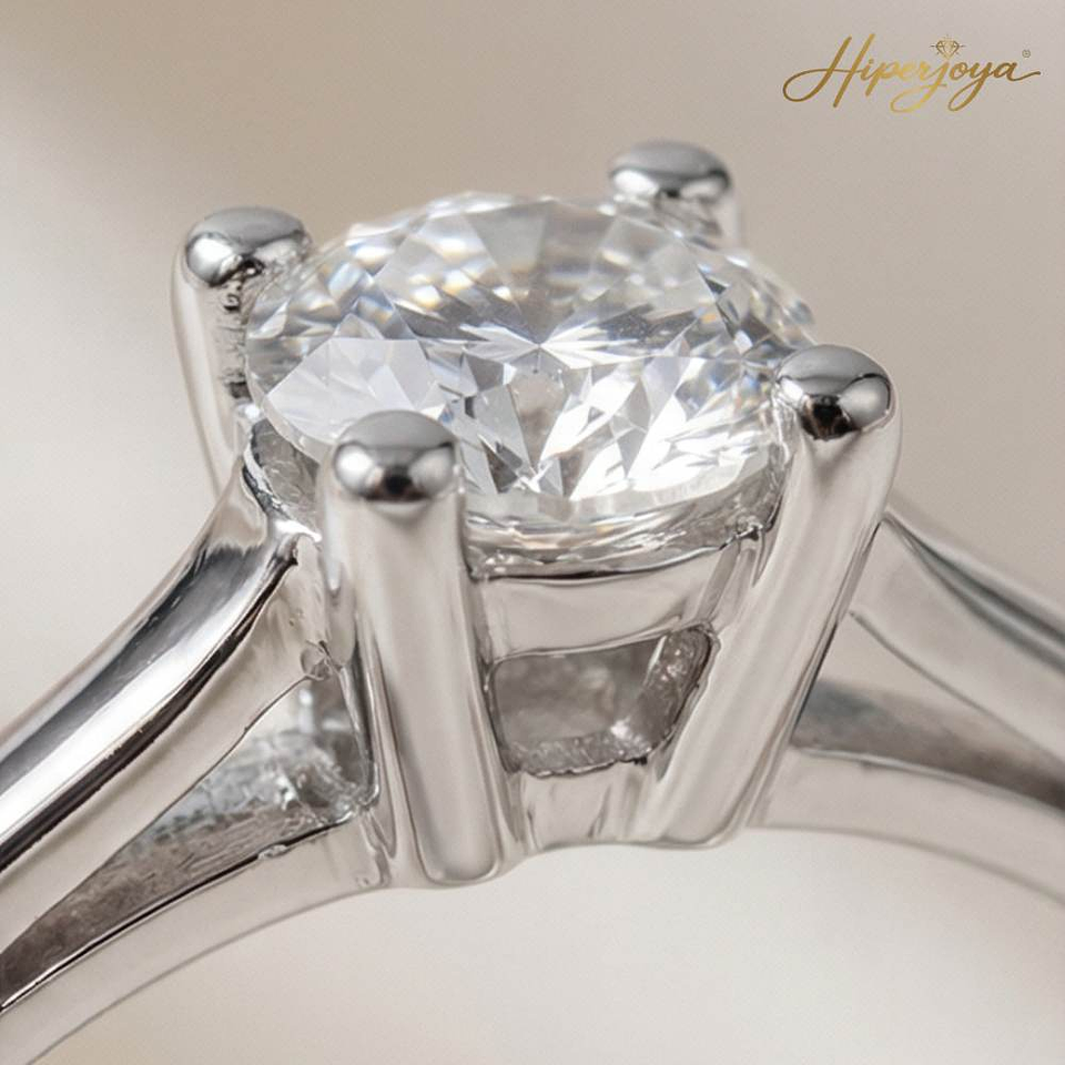 Anillo de compromiso Oro blanco 3